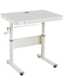 TEMPO KONDELA Növekvő íróasztal, fehér, JANIS