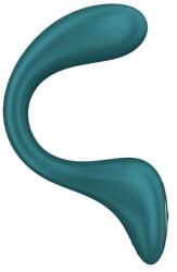 Satisfyer Stimulator Dual G for Goddess 2, 60 Programe Vibratii, Silicon, USB, Verde, 25 cm Vibrator