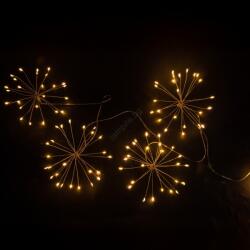 Brilagi - LED външна коледна гирлянда 150xLED 5m IP44 топло бяло фойерверк (BG2568)