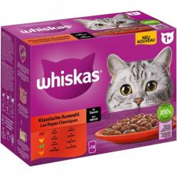 Whiskas 1+ Adult klasszikus ételek szószban 24 x 85 g (whiskas_adult)