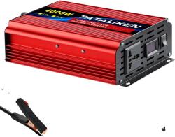  Teljesítmény inverter, DC 12V bemeneti feszültség, AC 220V¬±10% kimeneti feszültség, 50Hz frekvencia, 12V 4000W 220V