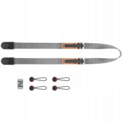 Peak Design Leash Ash V3 szíj, hamuszürke, állítható, 19mm széles (818373020071)