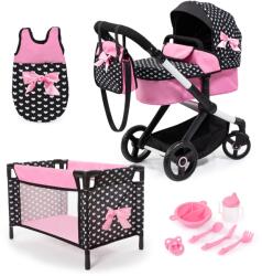 Bayer Design Babakocsi Xeo Szett rózsaszín/fekete (17060AB)