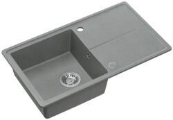 Quadron Chiuveta compozit incastrata Quadron Pop Tony 111 gri 78x45 cm (HTO7845SZK) Chiuveta
