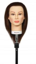 Sibel Fodrász fej edzés Természetes haj barna 40cm (0030221)