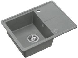 Quadron Chiuveta compozit incastrata Quadron Pop Tony 116 gri 60x45 cm (HTO6045SZK) Chiuveta