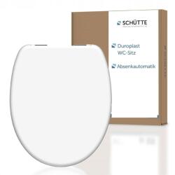 SCHÜTTE WC-ülőke Schütte 82100A fehér duroplaszt, Soft Close (lassan záródó), kemény, 56-os méret (82100A)