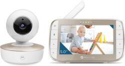 Motorola VM50G 5" Wireless Akkus Digitális Babamonitor Bébiőr - Fehér