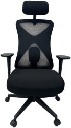 Aarven Aarven, Fekete, 3D kartámasz, 2D fejtámasz, Deréktámasz, irodai szék /2db/