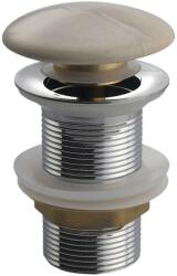 SAPHO DALMA klik-klak lefolyó túlfolyó nélkül, bézs márvány (MM727) (MM727)