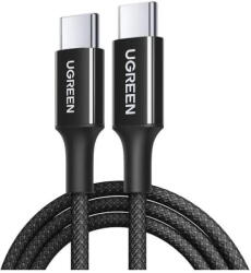 UGREEN CABLU alimentare si date Ugreen, "L502", Fast Charging Data Cable pt. smartphone, USB Type-C la USB Type-C 100W, 2m, braided, negru (65250) - pcone