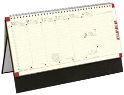 TOPTIMER Naptár, asztali, álló, TOPTIMER, jegyzetblokkos, fekete 26C510T-003 (26C510T-003)