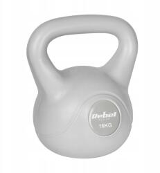 Rebel Kettlebell 16g szürke kettle hantel súlyzó Abs gyakorló labda Rebel (RBA-2322G-16)
