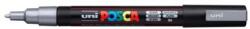 uni Marker decorativ, 0, 9-1, 3 mm, UNI "Posca PC-3M", argintiu