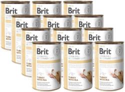 Brit veterinary Brit Grain Free Veterinary Diet Dog Hepatic pulykával és borsóval 12x400g