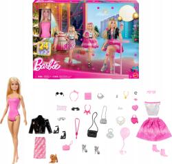 Mattel Barbie adventi divatnaptár Mattel baba szett +kiegészítők Ajándék 3+