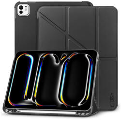 Tech-Protect Apple iPad 10.9 (2022) Tablet Tok (Smart Case) On/Off Funkcióval, Apple Pencil Tartóval - Devia Gremlin Series Case With Pencil Slot - Pink