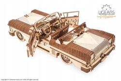 UGears Kabrió Álomautó VM-05 fa mechanikus 3D modell, összerakható (70073)