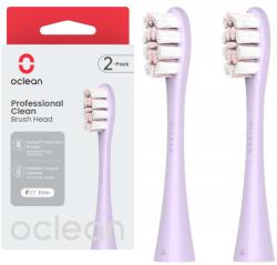 Oclean Elektromos fogkefefejek Oclean Professional Clean Lila 2db (Oclean Professional Clean P1C13 2 szt.)