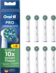 Oral-B Pro CrossAction Elektromos Fogkefe Pótfej - Fehér 8db