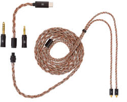 Campfire Audio TIME LINK CABLE - Univerzális moduláris tiszta és ezüstözött réz fülhallgató kábel 32bit 768kHz DSD256 - MMCX (CA-C-TIMELINK-MMCX)