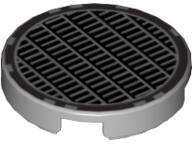 LEGO® Placă netedă rotundă 2 X 2 decorată - grilăj fin (4221881)