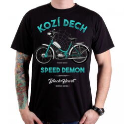 Black Heart Póló BLACK HEART Kozí dech fekete XL