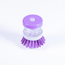 Iris KT-226-P Lila Konyhai Tisztítókefe Mosószeradagoló Funkcióval