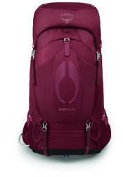 Osprey túra hátizsák AURA AG 50, berry sorbet red