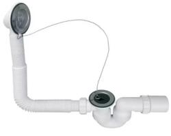 HC McAlpine kád le-és túlfolyó+ szifon láncos 6! 4" 40/50 (HC30-EX)