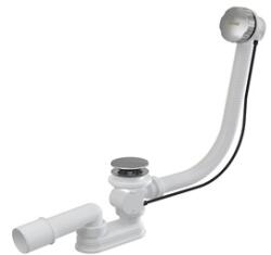 RAVAK kád le- és túlfolyószett 570 mm, króm, bowdenes, kerek (RAV-X01305)