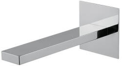 Bugnatese Tetris kádkifolyó 15, 5cm, szálcsiszolt nikkel 19327NS (19327NS)