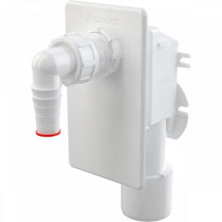 Alca Falba szerelhető mosógép szifon, fehér előlappal APS4 (APS4)