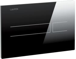 Laufen H8956630200001 AW3 Elektronikus, érintésmentes öblítésvezérlő Wc nyomólap FEKETE ÜVEG