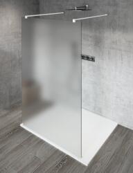 SAPHO VARIO WHITE Szabadon álló zuhanyfal merőleges merevítőkkel, matt üveg, 900mm (GX1490GX2215) - epuletgepeszet-outlet