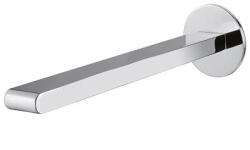 Bugnatese Simple kádkifolyó 21cm, szálcsiszolt nikkel 19366NS (19366NS)