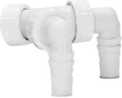  Sapho Bruckner mosógép és szárítógép dupla csatlakozó, fehér 168.130. 0 (168.130.0)