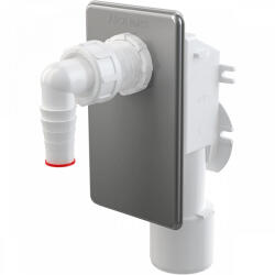 Alca - Falba szerelhető mosógép szifon krómozott előlappal APS3 (APS3)