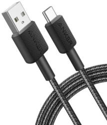 Anker 322 USB-A-Type-C Kábel 1.8 m-Fekete
