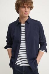 Calvin Klein ing férfi, galléros, sötétkék, slim - sötétkék M