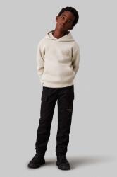Calvin Klein gyerek melegítőnadrág WOVEN CARGO - fekete 152
