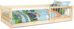  LESZANKA gyerek fa montessori ágy 90x200 - natúr borovi (10000015744)