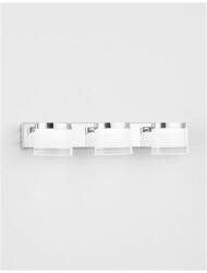 Nova Luce Corp de iluminat pentru baie SABIA Crom Aluminum & Acrylic LED 15 Wat 220-240 Volt 1620Lm 3000K IP44 (NV9122331)