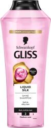 Schwarzkopf Liquid Silk Sampon Ceramidokkal és Selyemmel, Törékeny és Fakó Hajra 400 ml