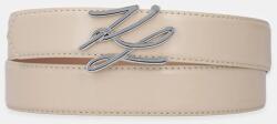 Karl Lagerfeld kifordítható bőröv - bézs 85 - answear - 27 790 Ft