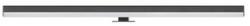 Nova Luce Corp de iluminat pentru baie GLIM Negru Aluminiu & Acrylic LED 18 Wat 230 Volt 1922Lm 3000K IP44 (NV787015)