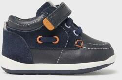 Mayoral gyerek félcipő bőrből - sötétkék 18