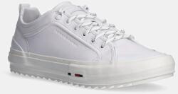 Tommy Hilfiger bőr sportcipő TH HI VULC CLEAT LOW LTH fehér, FM0FM05452 - fehér Férfi 45