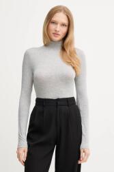 Tommy Hilfiger hosszú ujjú félgarbó nyakú, szürke, WW0WW48268 - szürke S