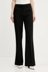 HUGO nadrág fekete, magas derekú trapéz, 50544753 - fekete 36